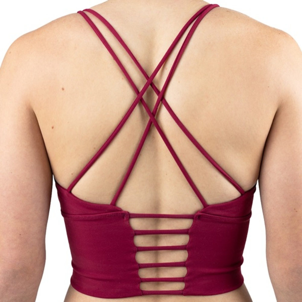 Dae Activewear Crossover Crop Bra